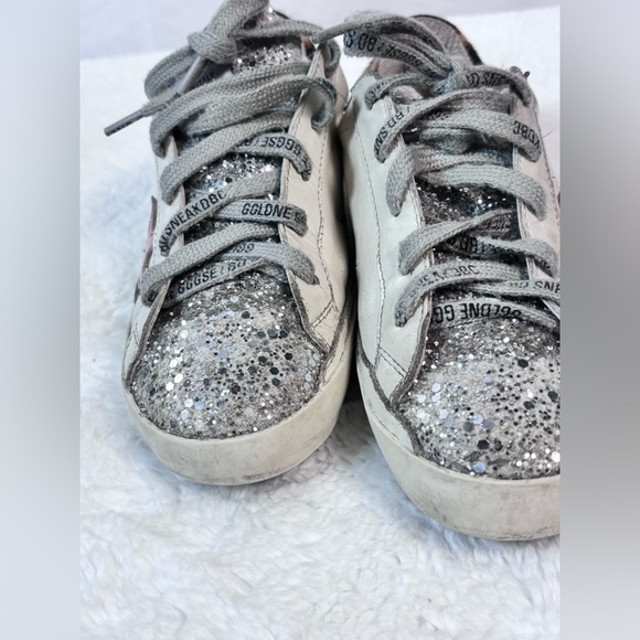 Golden Goose Kids Glitter Sneakers - Silver and Pink 🍓☀️ - Picture 11 of 14